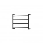 Kaya Heated Towel Rail, 600 x 450mm, Matte Black